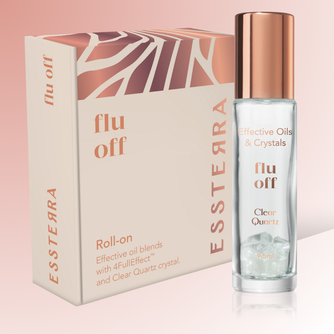 Essterra essential oils with crystals