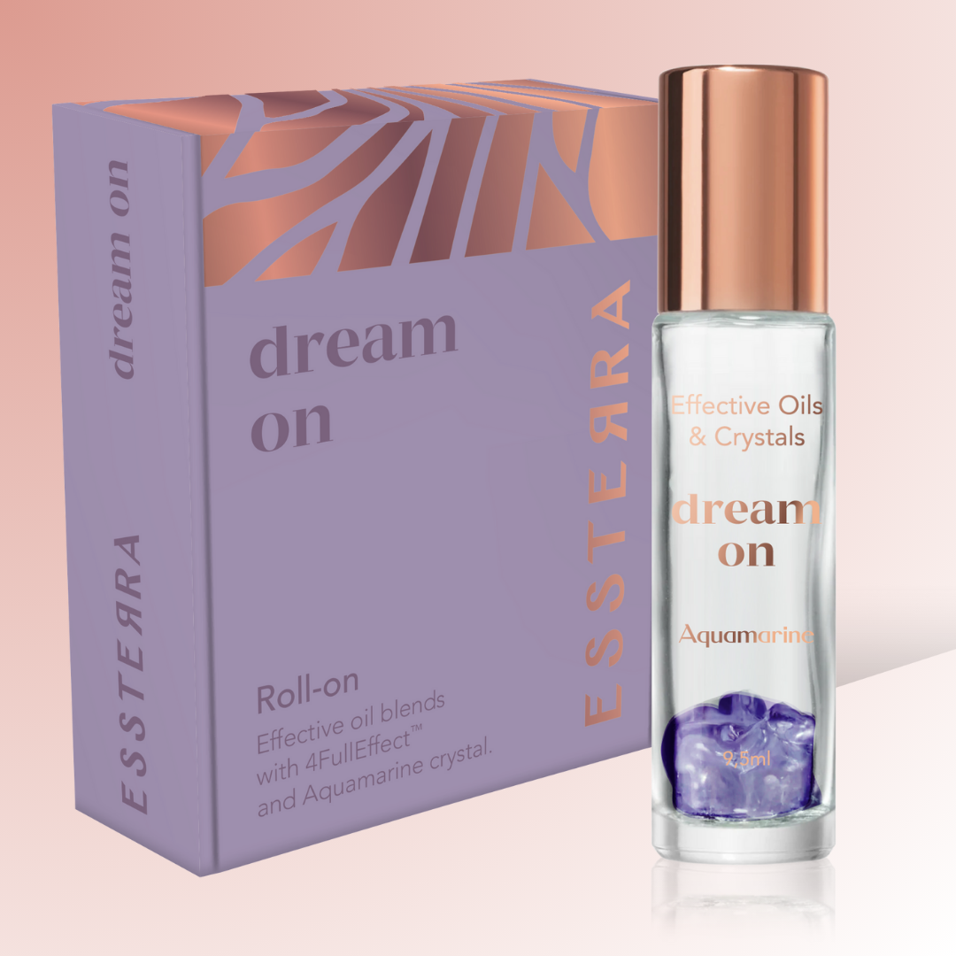 Essterra essential oils with crystals